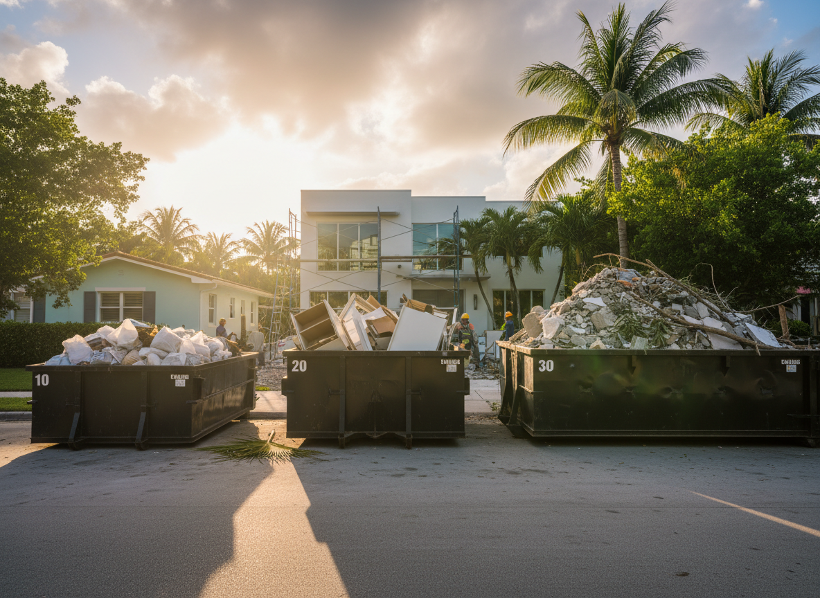Dumpster Rental Size Guide For Miami Home Renovations